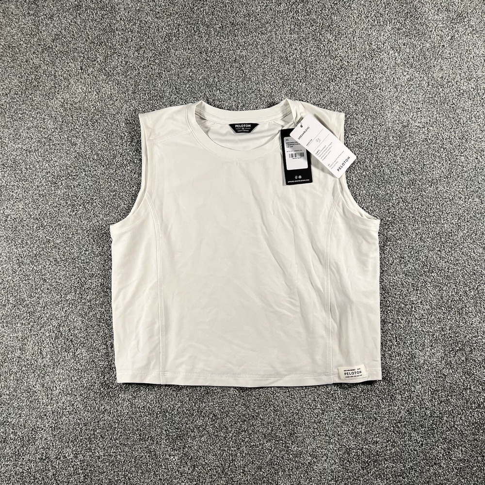 Peloton Womens Dreamblend Crewneck Tank Top White XS WT01071-253025-XS